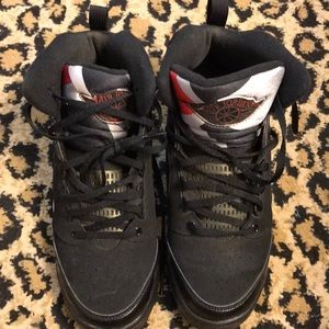 Jordan’s Size 7 Youth Red and Black